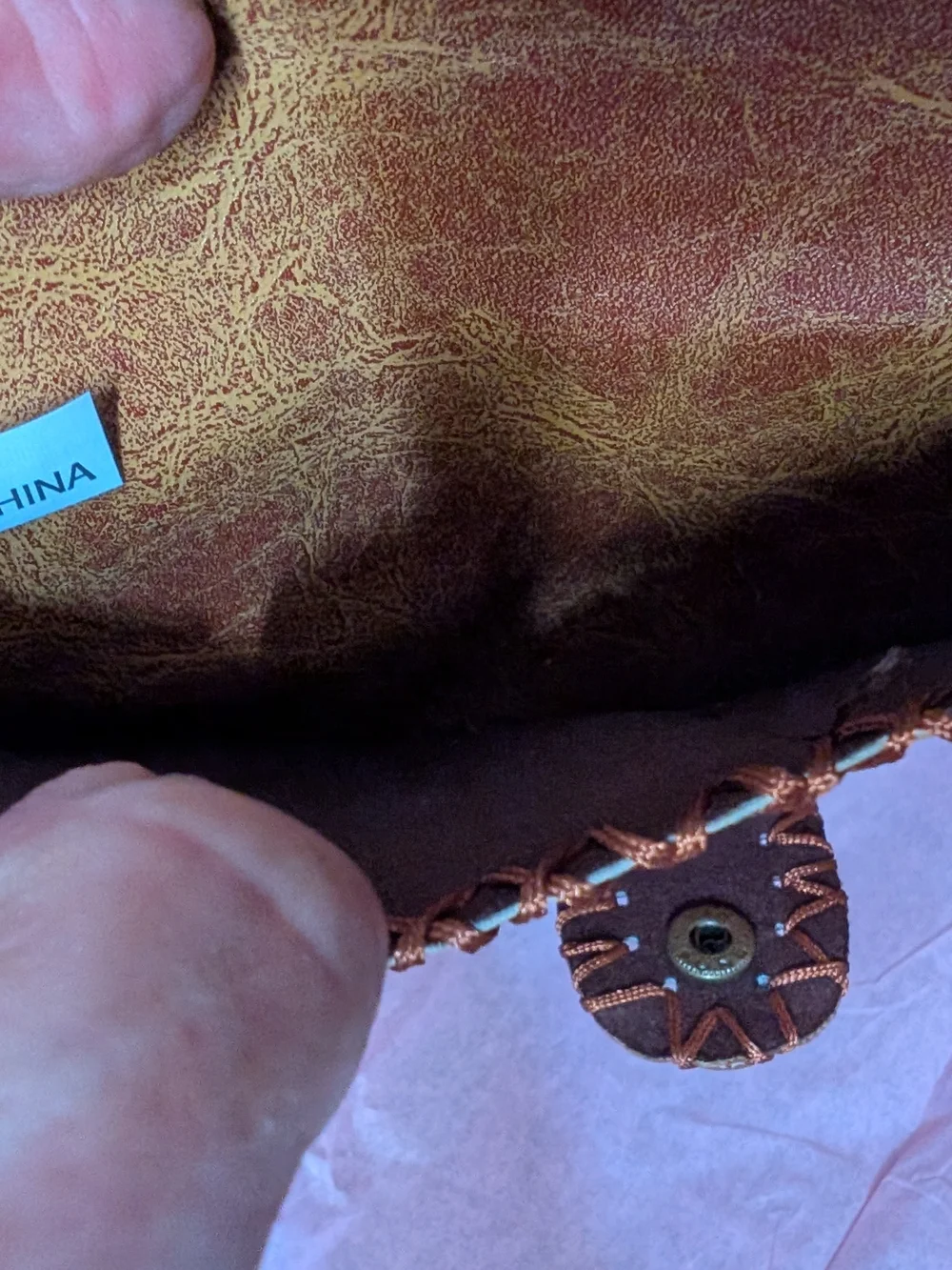 Handcrafted Bohemian Style Leather Butterfly Wallet